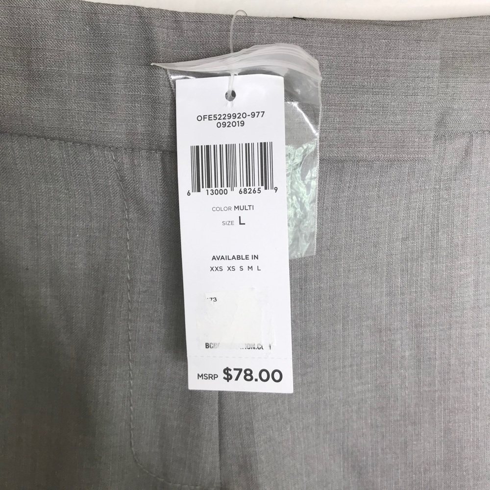 Nwt Bcbgeneration Gray Boot Cut Slacks Pants 12 - image 4